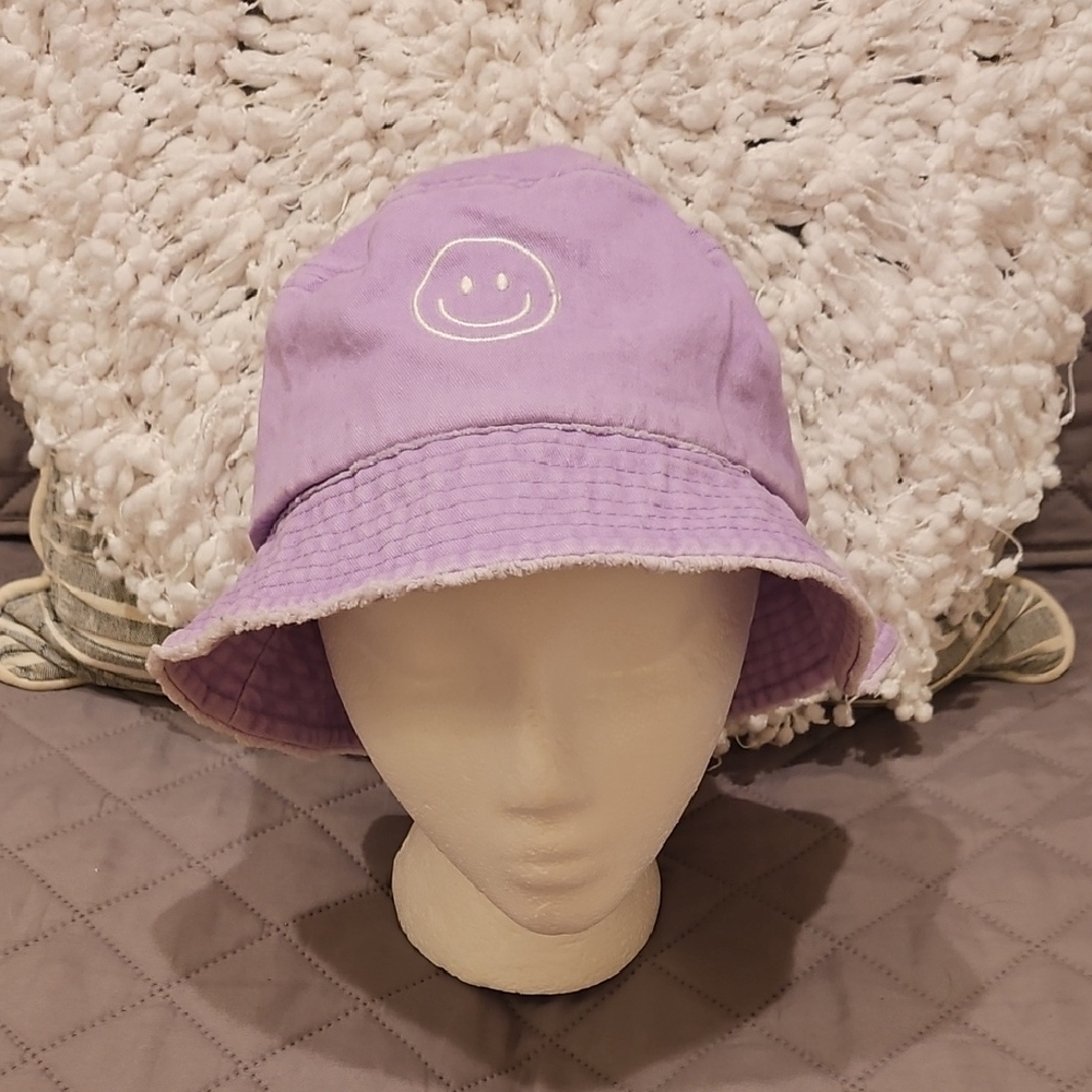 David and Young Purple 100% Cotton Bucket Hat - Picture 14 of 14